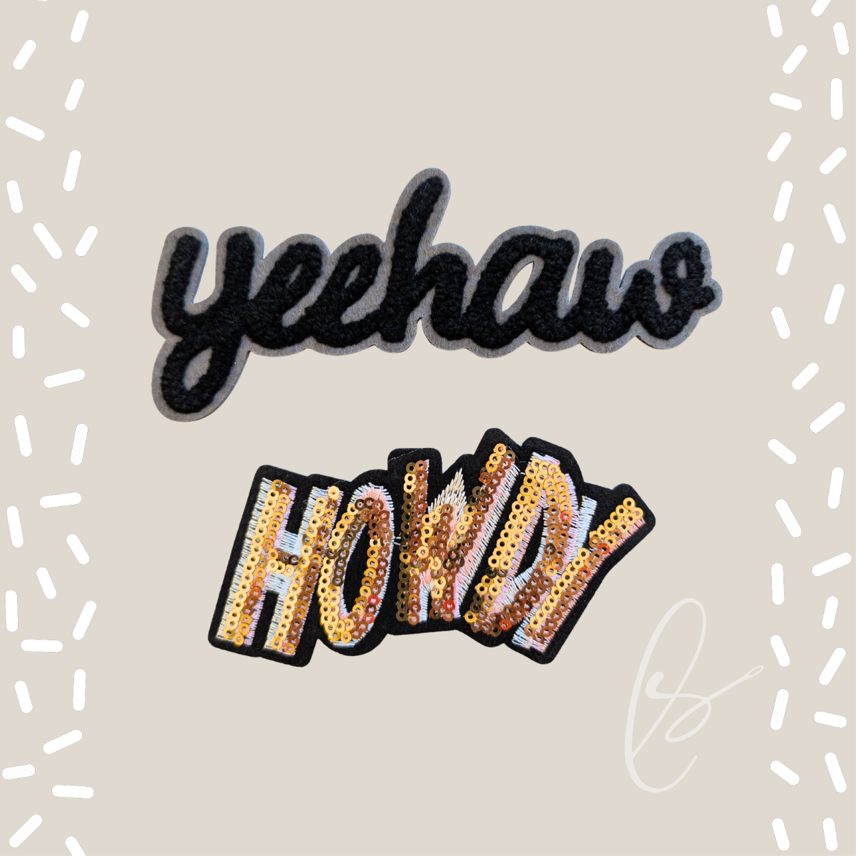 Western Word Patches